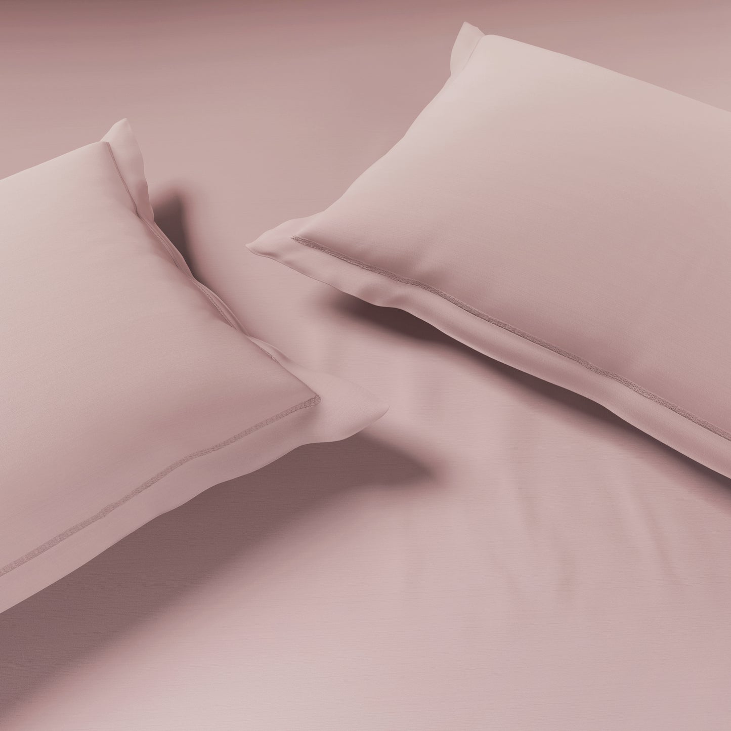 Solid Mauve Chalk Solid King Size Bedsheet - Eminence By Spaces