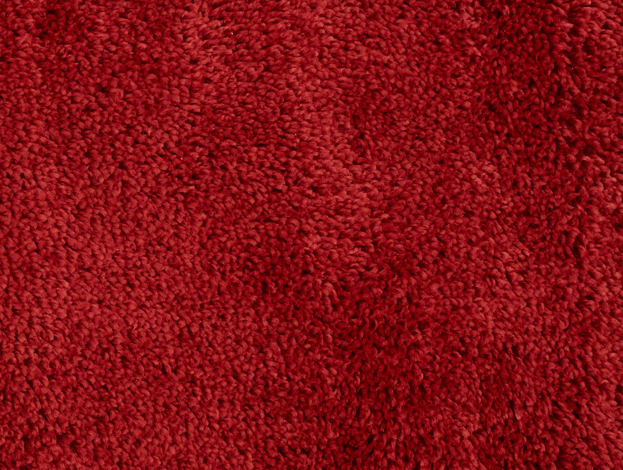 Plush Feel Red Drylon Runner - Luxury Cushlon By Spaces