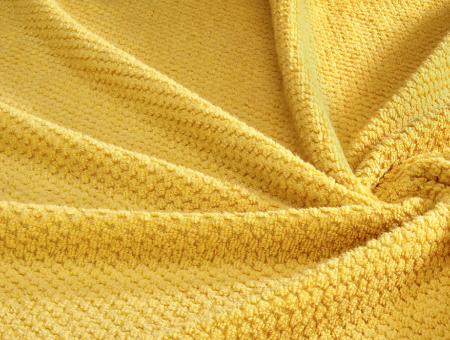 Sunflower - Dark Yellow 100% Cotton Bath Towel - Swift Dry By Spaces