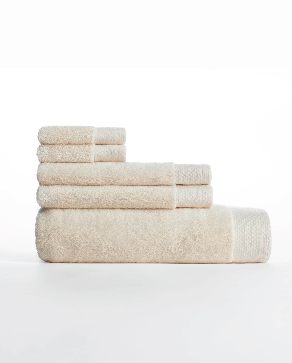 Eminence 100% Egyptian Cotton Hand Towel, 670 GSM, Solid, Ivory