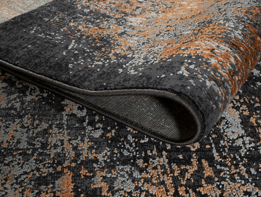 Plush Feel Rust Polypropylene Runner - Iva By Spaces