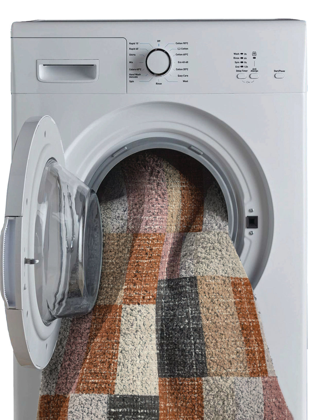 Spaces Blissful Rust Polyester Runner