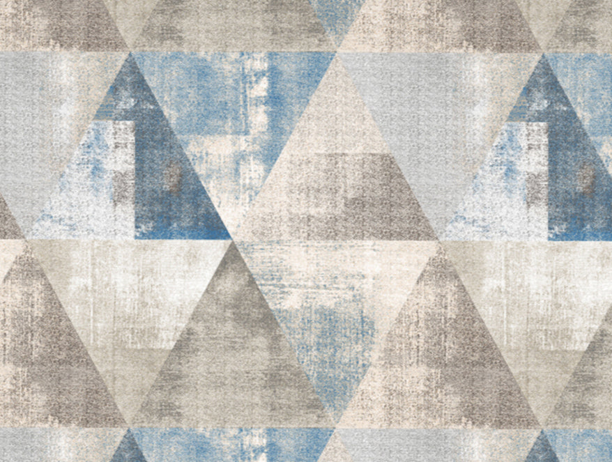 Light Blue Cotton Fitted Bedsheet with Elastic – Atrium Collection