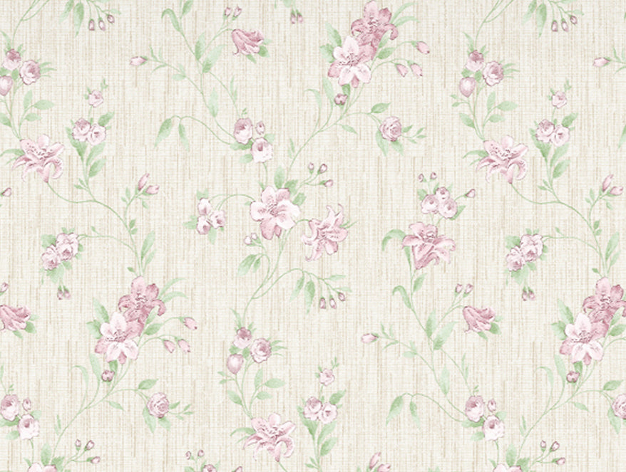 Gloral Pink Polycotton Quilt Double Harmony - By Welspun