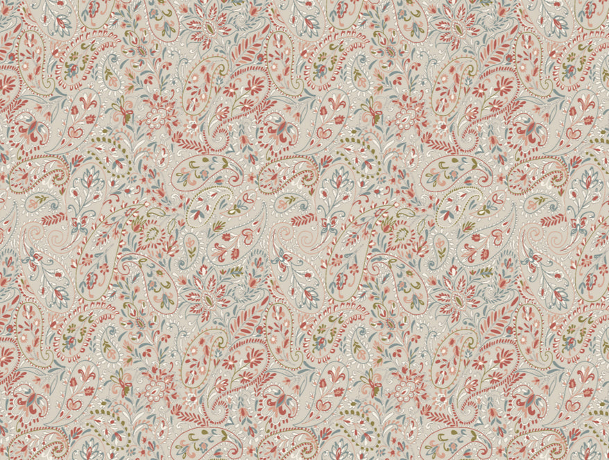 Ornate Light Brown 100% Cotton Double Bedsheet - Aurum By Spaces