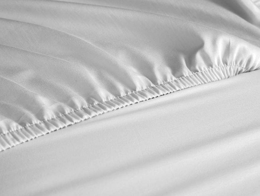 Essentials 100% Cotton Fitted King Bedsheet, 144 TC, Floral, Light Yellow