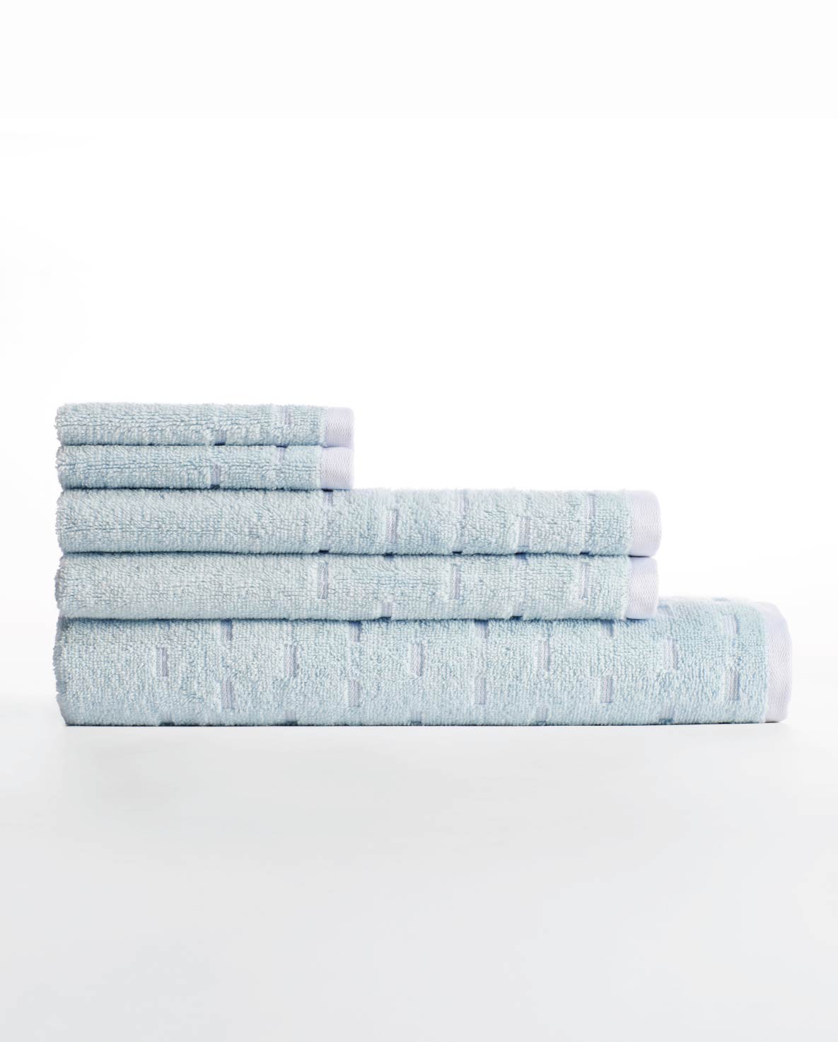 Airsoft 100% Cotton Bath Towel, 450 GSM, Solid, Light Blue