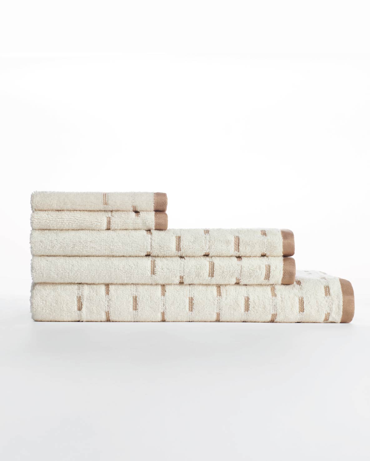 Airsoft 100% Cotton Bath Towel, 450 GSM, Solid, Beige