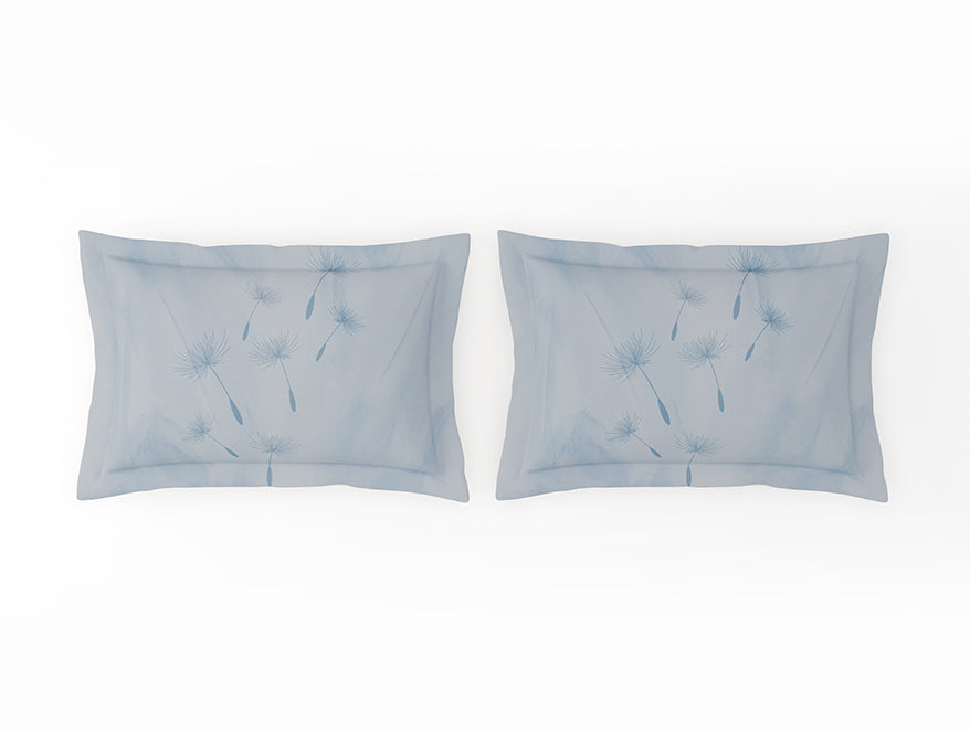 Organic Cotton Large Bedsheet, 180 TC, Floral, Light Taupe