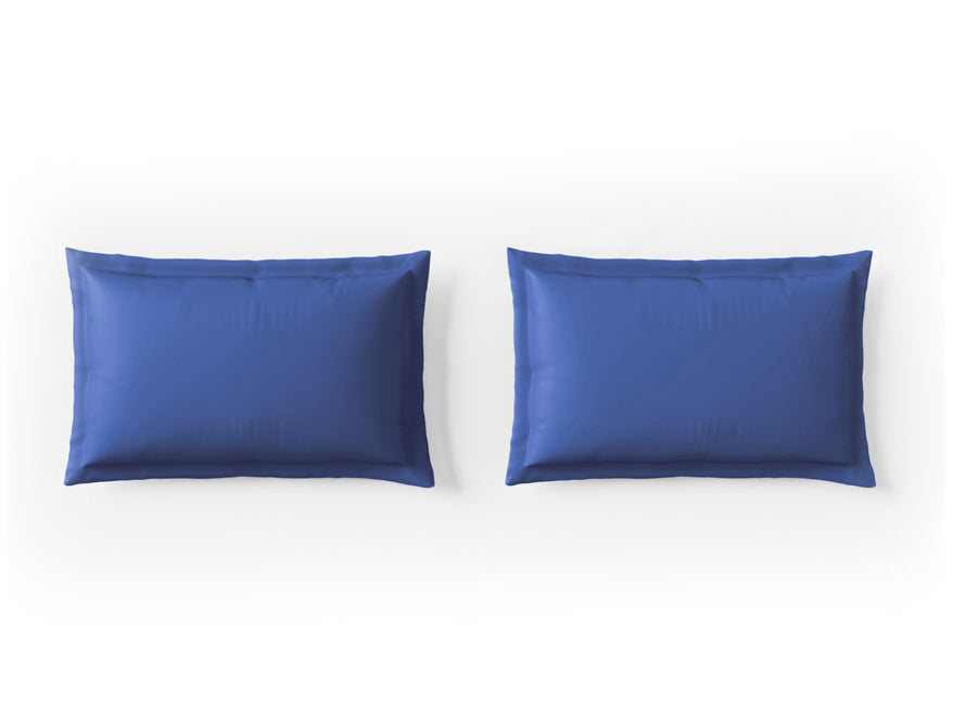 Essentials 100% Cotton Large Bedsheet, 170 TC, Solid, Dark Blue