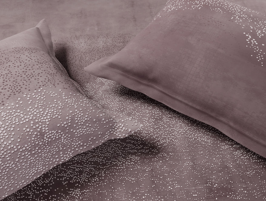 Luxury Alive 100% Cotton Large Bedsheet, 300 TC, Abstract, Light Blush