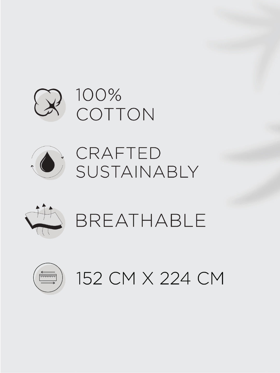 Spaces Flora 100% Cotton 144 TC Percale Ornate Single Bedsheet with 1 Pillow Cover, Blue