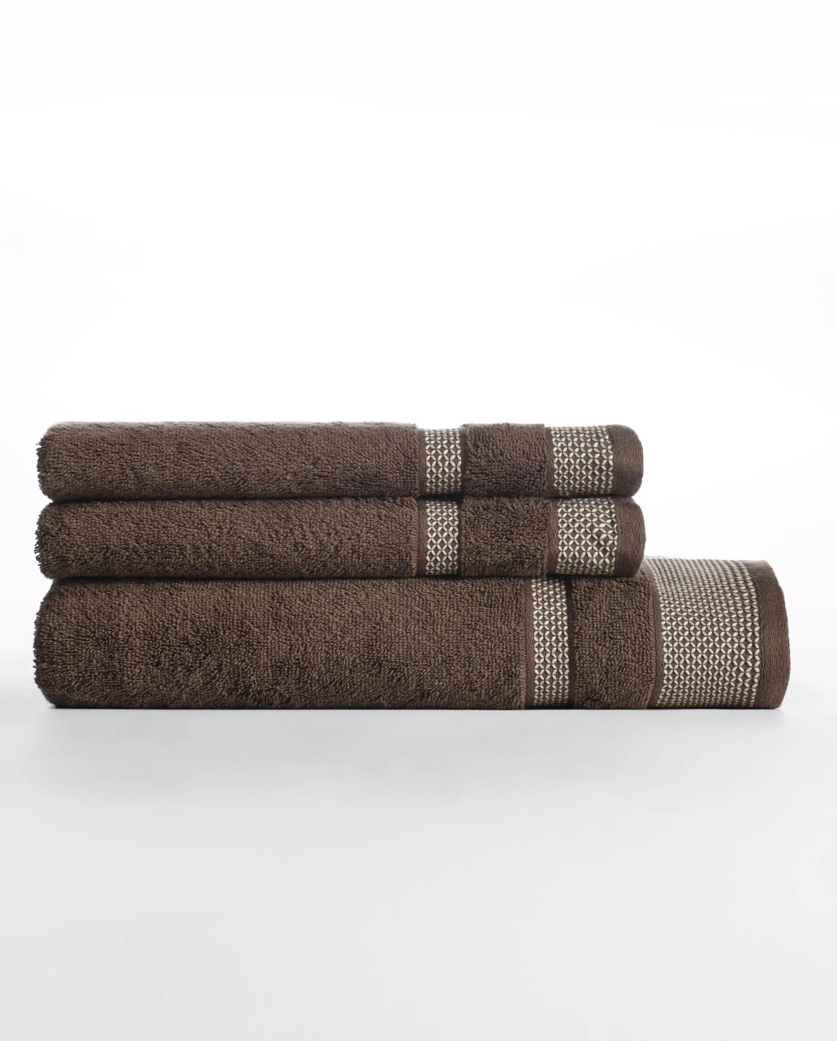 Spaces Hygro Chocolate Solid 100% Cotton 600 GSM Dobby Bath Towel – 75 X150 CM