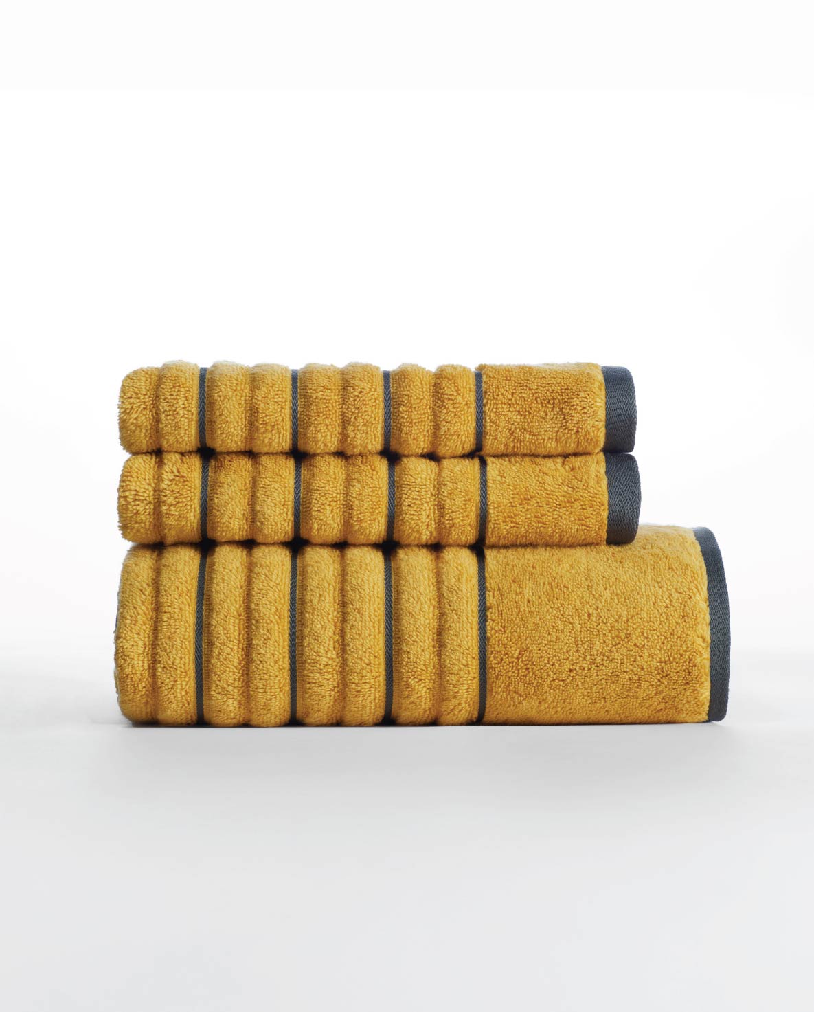 Spaces Exotica Dark Yellow Solid 100% Cotton 575 GSM Dobby Bath Towel – 75 X150 CM