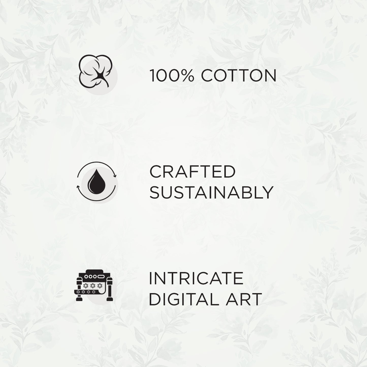 Spaces Neo Chaap 100% Cotton 152 TC Percale Ornate Large Bedsheet with 2 Pillow Covers, Beige