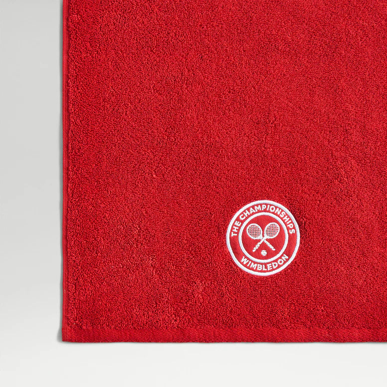 Wimbledon 100% Cotton 520 GSM Dobby Set of 2 Face Towel - Strawberry