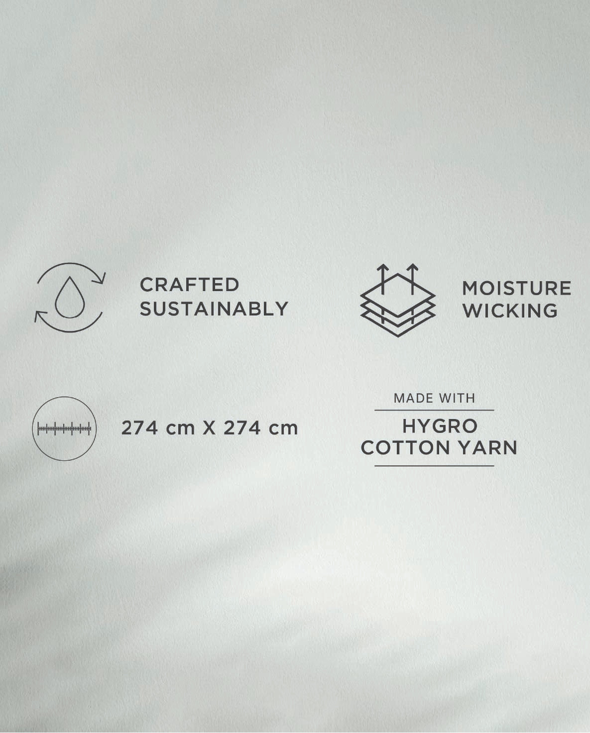 Spaces Sierra Light Yellow Floral 100% Hygro Cotton 210 TC Large Bedsheet with 4 Pillow Covers - 108 x 108 Inches