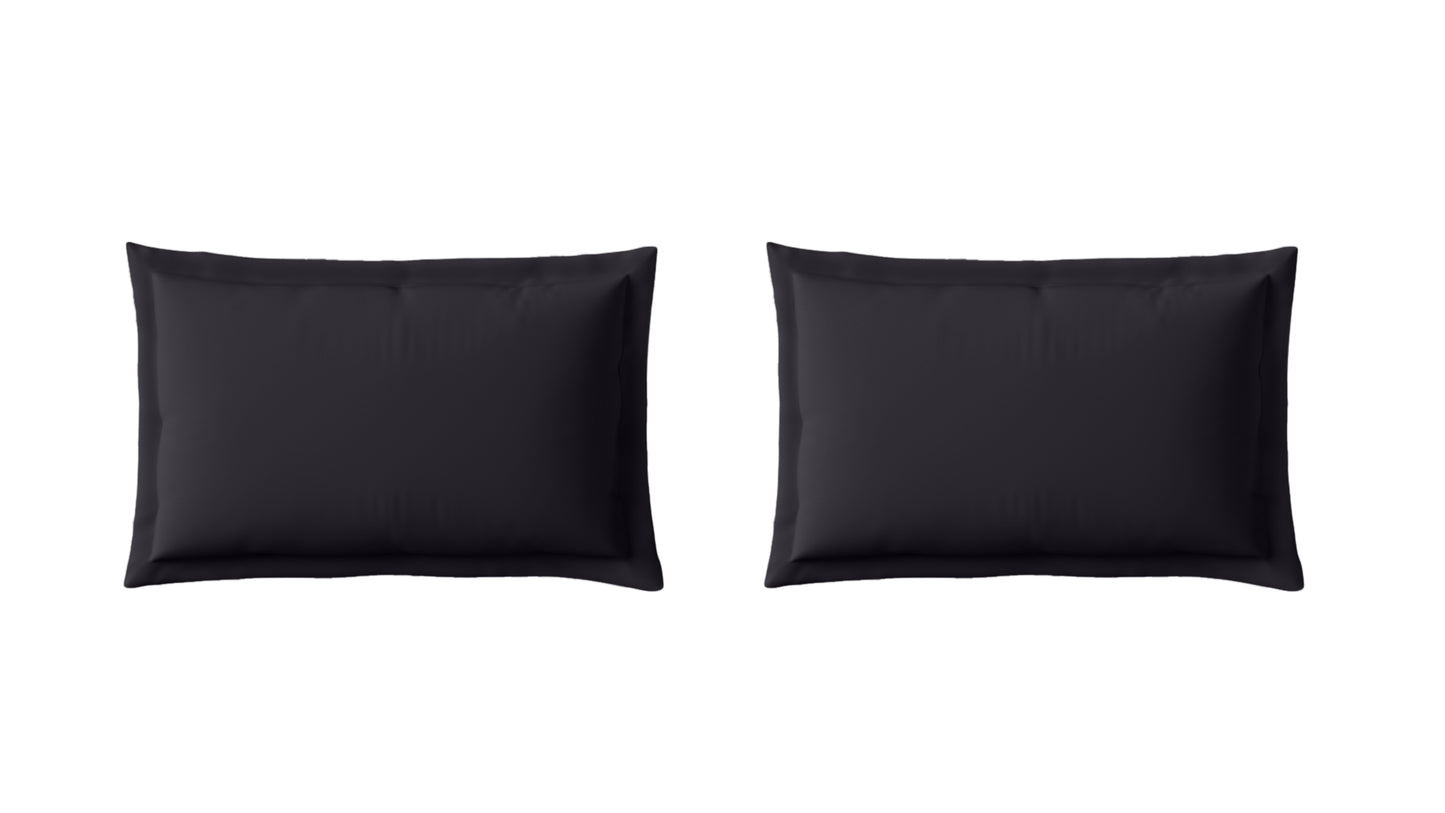 Elegance Noir 100% Cotton Double Quilt, 210TC, Floral, Dark Grey