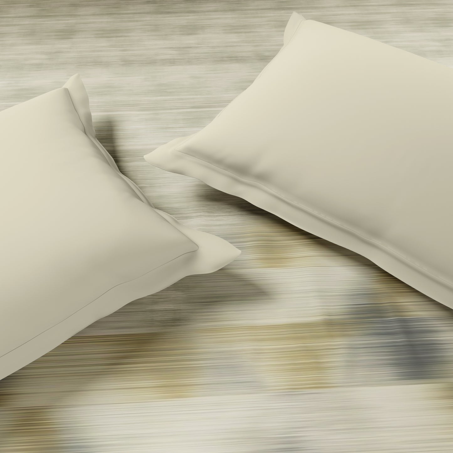 Luxury Loom Impressions 100% Egyptian Cotton Double Quilt, 350 TC, Geometric, Light Green