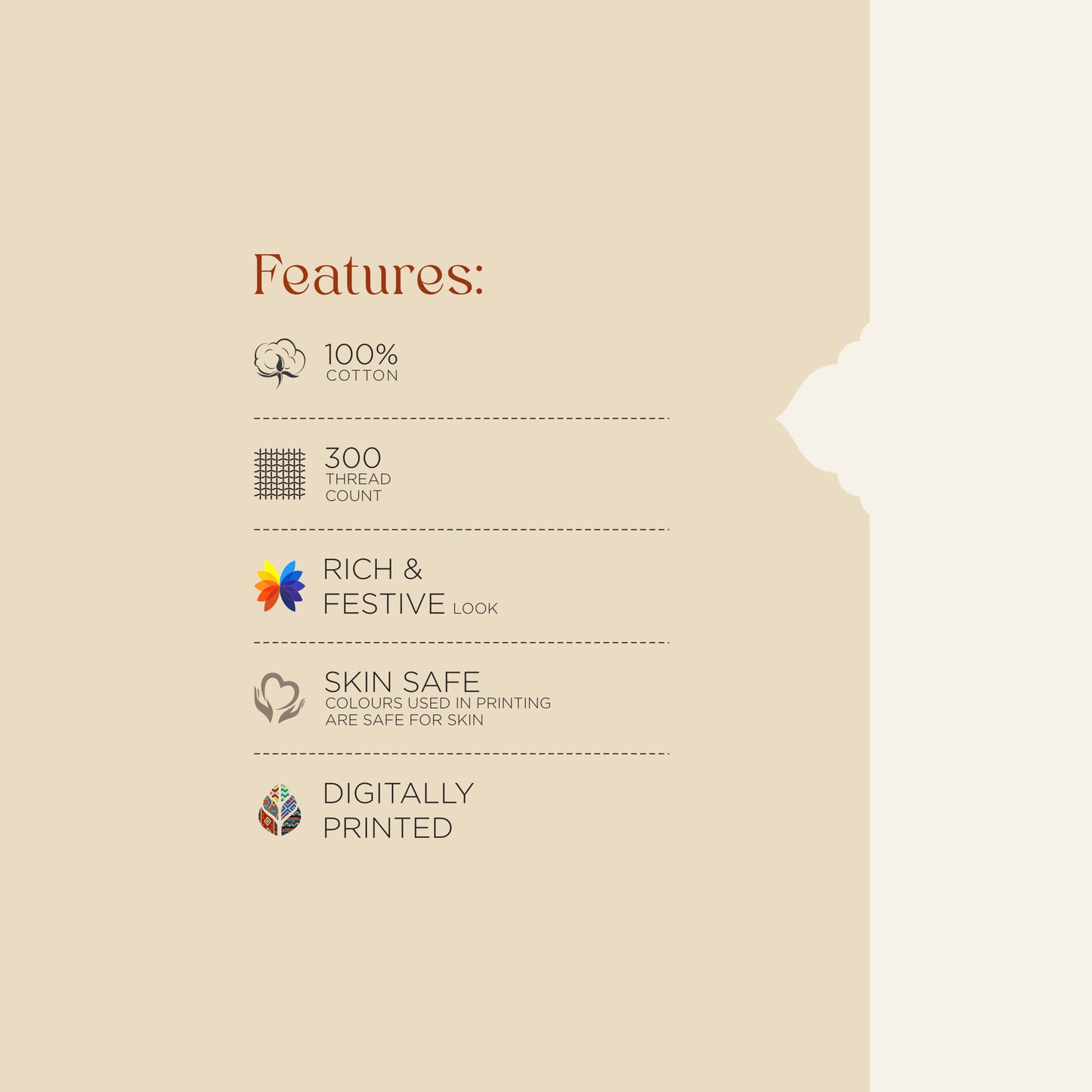 Shubha 100% Cotton Large Bedsheet, 300 TC, Floral, New Maroon