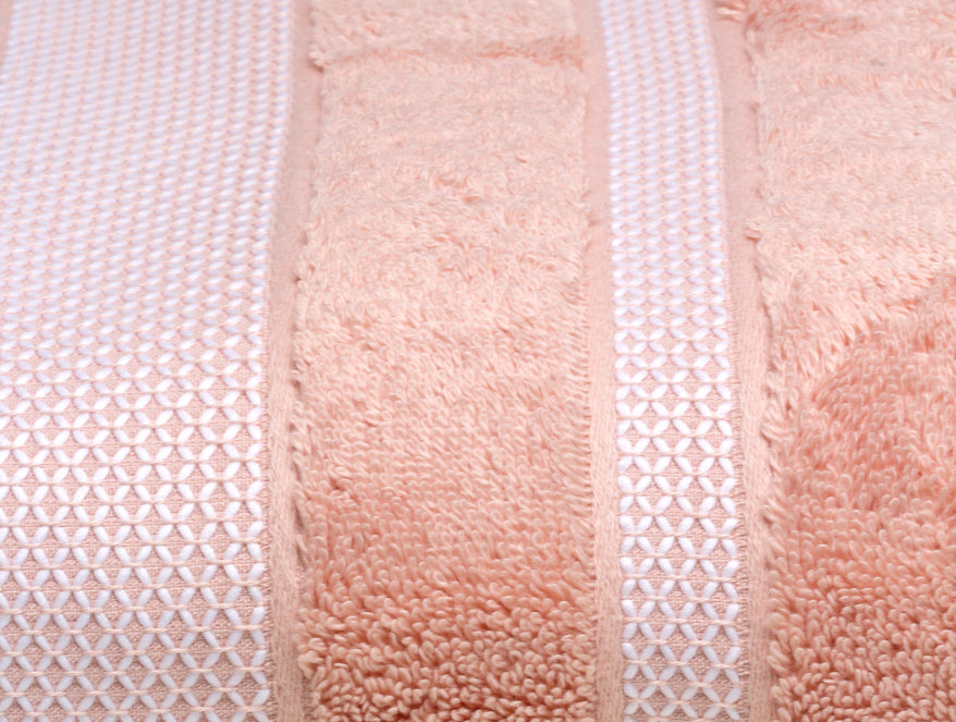 Coral - Brown 100% Cotton Bath Towel - Hygro By Spaces