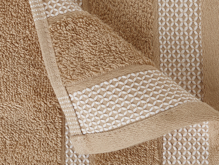 Champagne Gold - Gold 2 Piece 100% Cotton Hand Towel Set - Hygro By Spaces