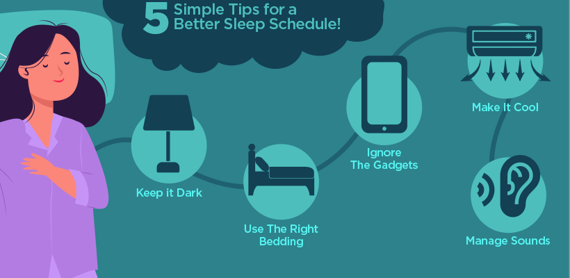 5 Simple Tips for a Better Sleep Schedule!