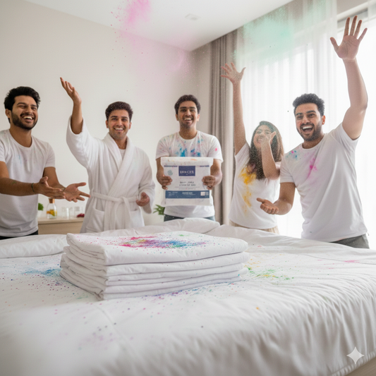 Protect your bedsheets from Holi colours