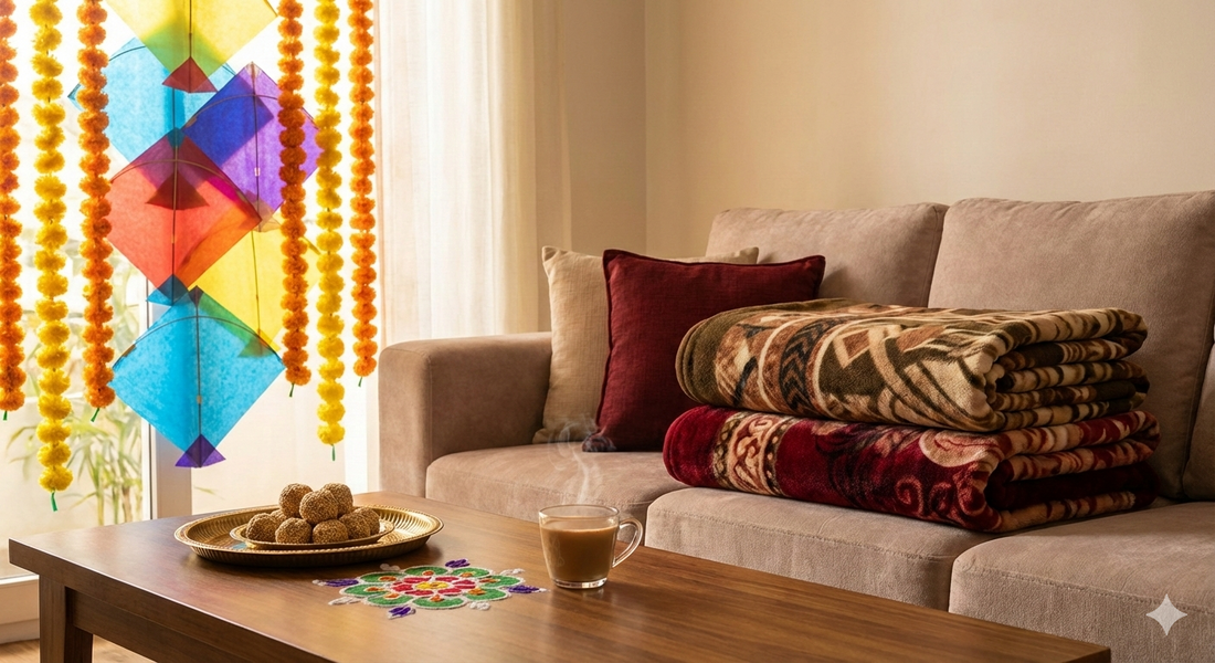 best winter blankets in India for festive home decor