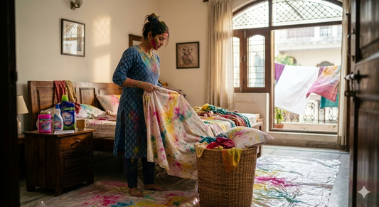 How to Remove Colour Stains from Cotton Bed Sheets Safely