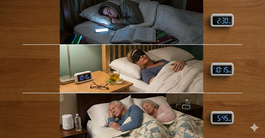 Seasonal changes affecting sleep habits in India across summer, monsoon, and winter