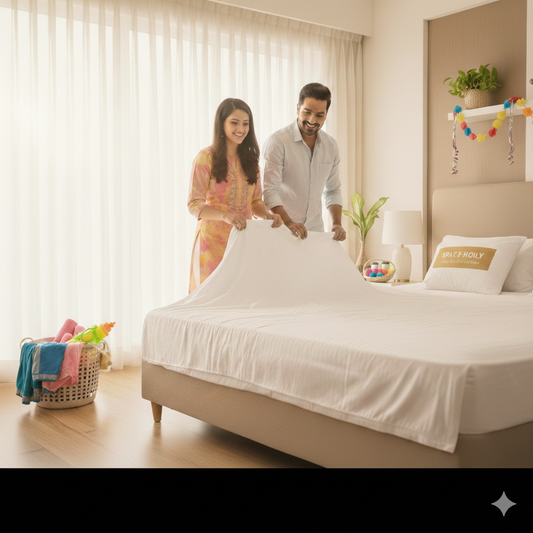 Easy-Wash bedsheets for Festive Homes