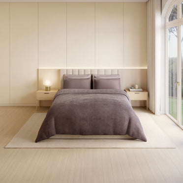 Luxury Alive 100% Cotton Double Quilt, 300 TC, Abstract, Light Blush