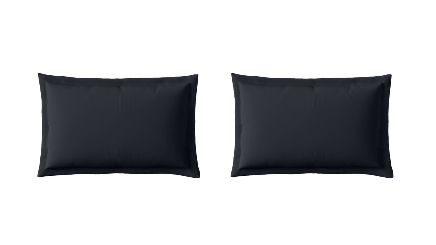 Elegance Noir 100% Cotton Double Quilt, 210TC, Floral, Dark Blue