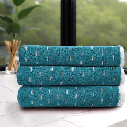Airsoft 100% Cotton Bath Towel, 450 GSM, Solid, Dark Teal