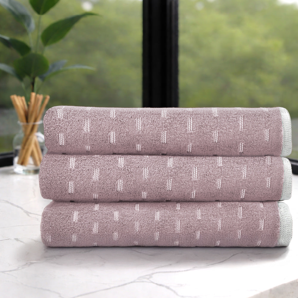 Airsoft 100% Cotton Bath Towel, 450 GSM, Solid, Light Violet