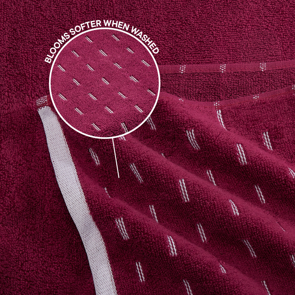 Airsoft 100% Cotton Bath Towel, 450 GSM, Solid, Dark Brown