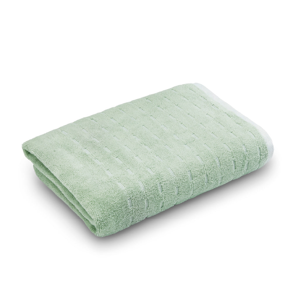Airsoft 100% Cotton Bath Towel, 450 GSM, Solid, Light Green