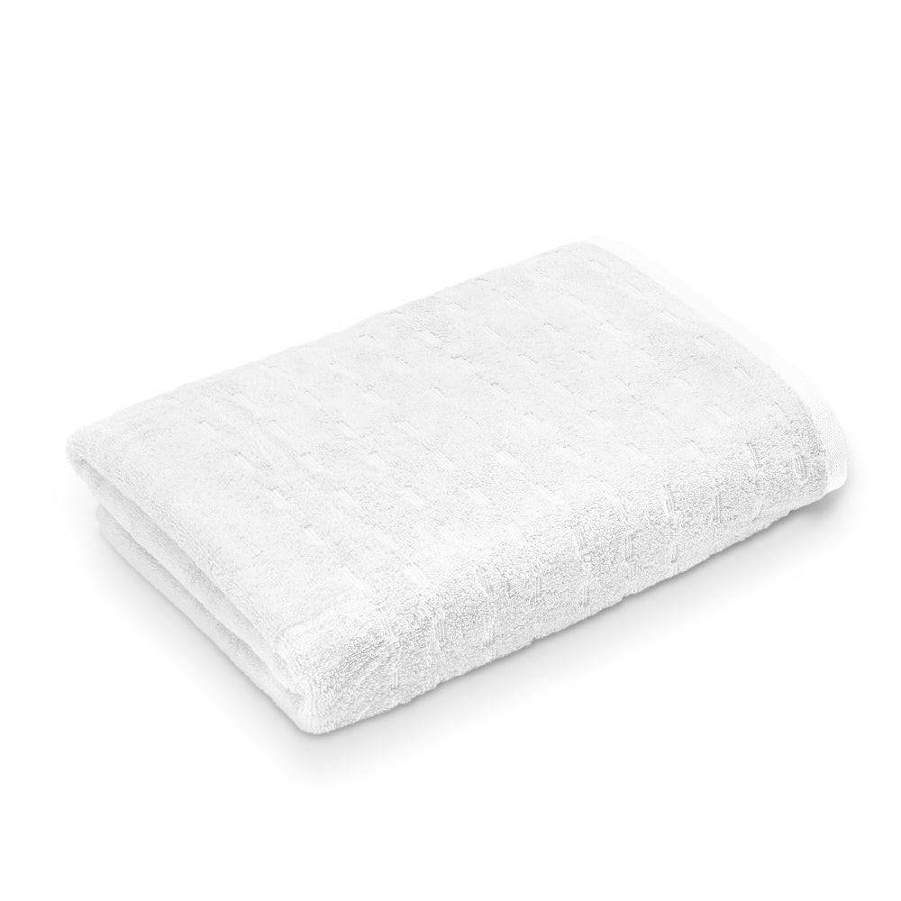 Airsoft 100% Cotton Bath Towel, 450 GSM, Solid, White