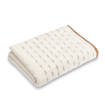 Airsoft 100% Cotton Bath Towel, 450 GSM, Solid, Beige