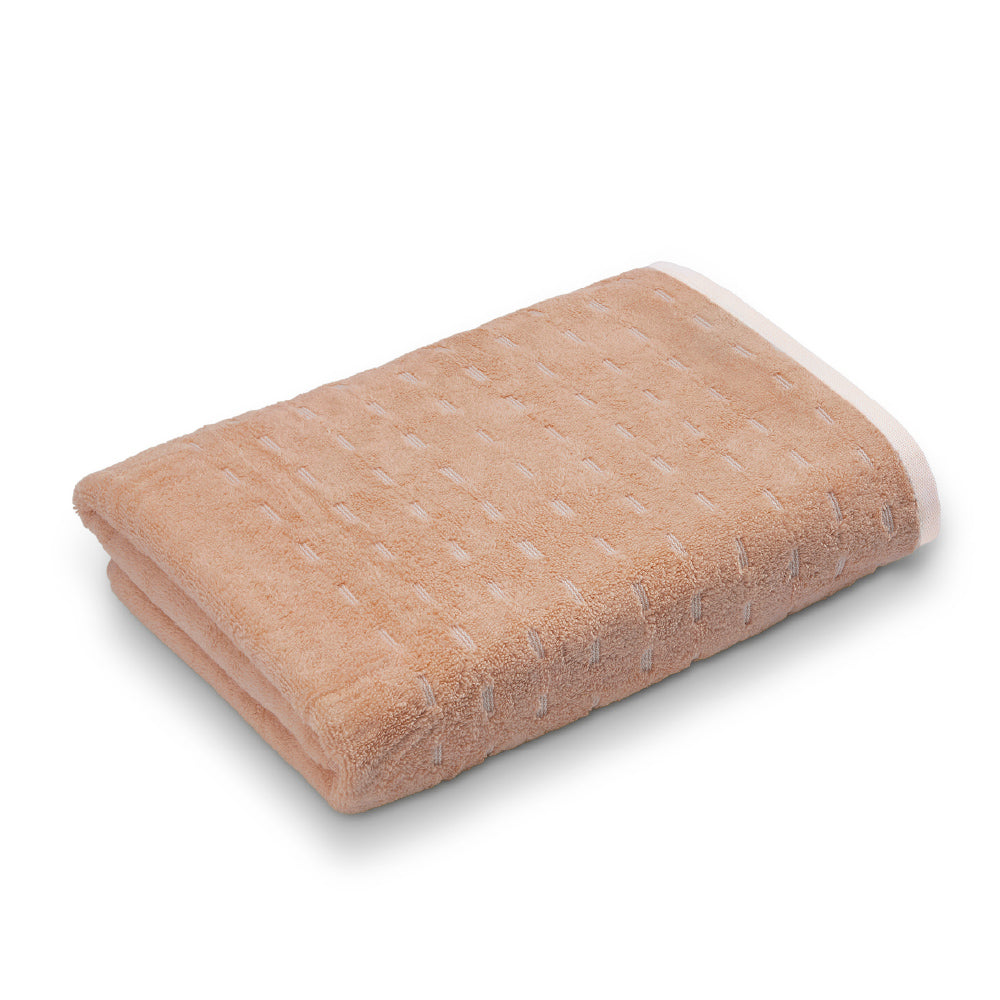 Airsoft 100% Cotton Bath Towel, 450 GSM, Solid, Light Brown