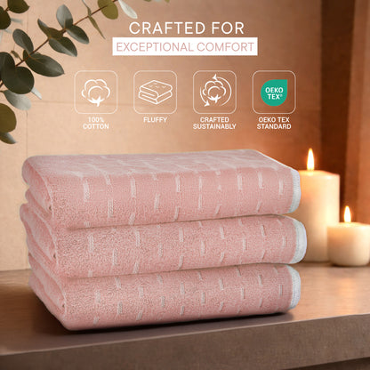 Airsoft 100% Cotton Bath Towel, 450 GSM, Solid, Red