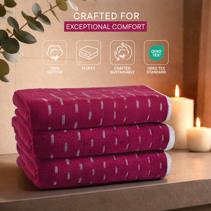 Airsoft 100% Cotton Bath Towel, 450 GSM, Solid, Dark Brown