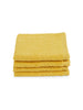 Solid Sunflower 100% Cotton 4 Face Towel - Swift Dry By Spaces