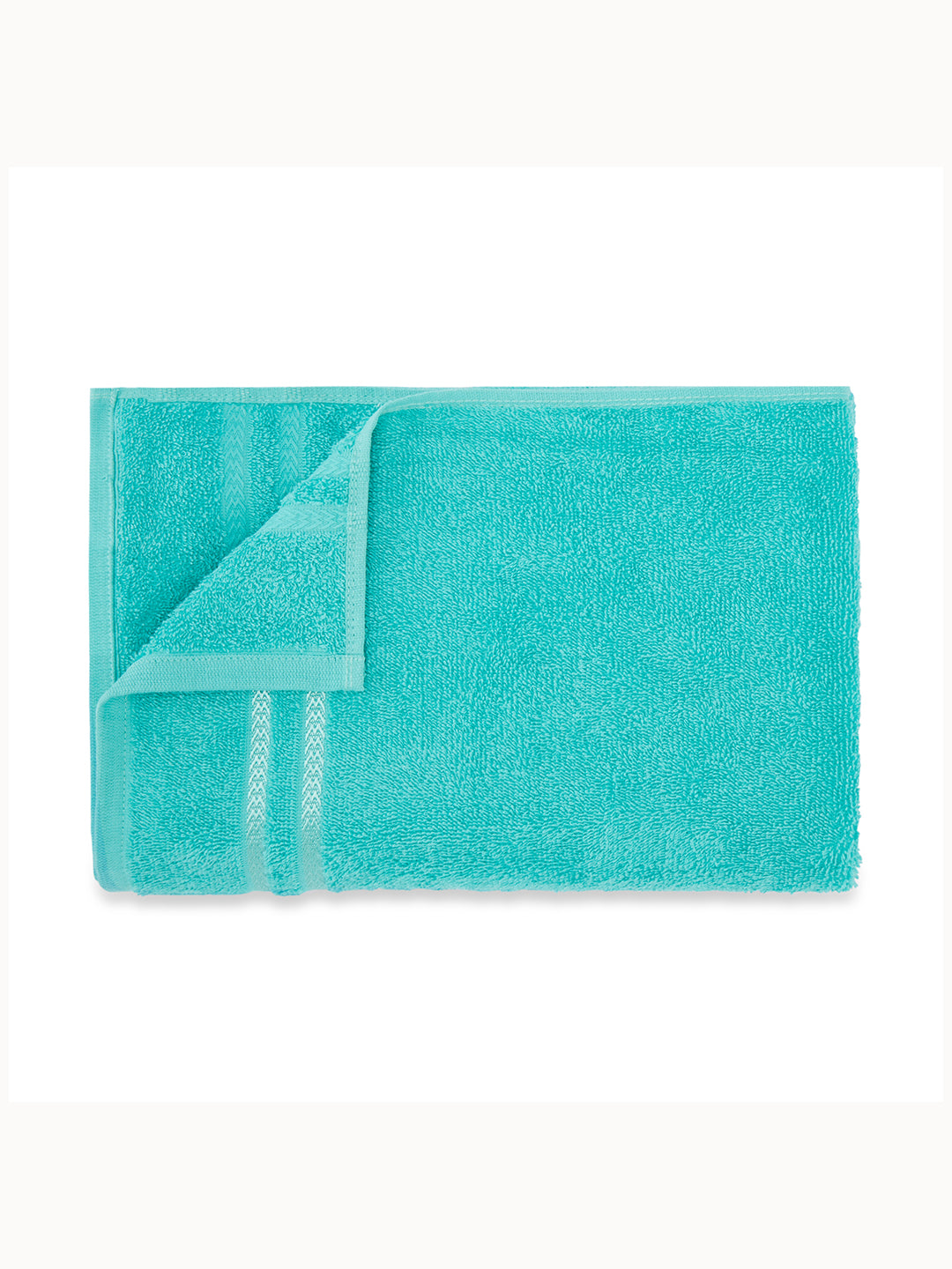 Solid Sea Green 100% Cotton Quick Absorbent Bath Towel - Quik Dry By Welspun
