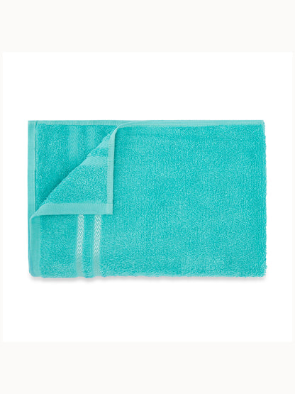 Solid Sea Green 100% Cotton Quick Absorbent Bath Towel - Quik Dry By Welspun