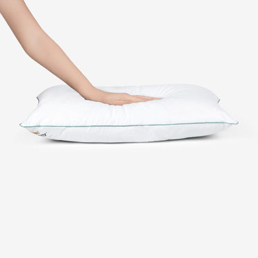 Solid White 100% Cotton Pillow - Breath Easy By Spaces
