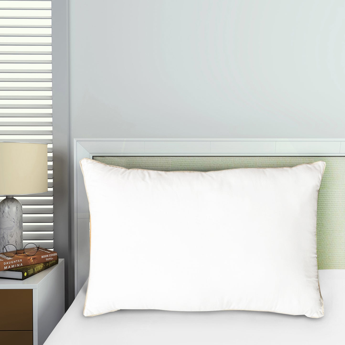 Solid White Microfiber Pillow - Essentials By Spaces