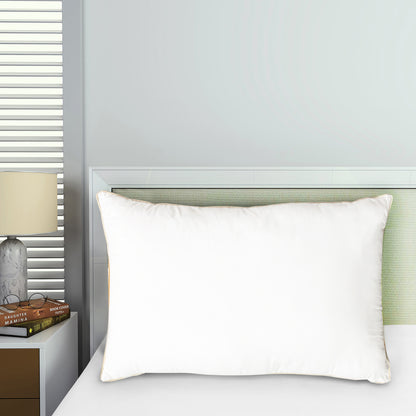 Solid White Microfiber Pillow - Essentials By Spaces