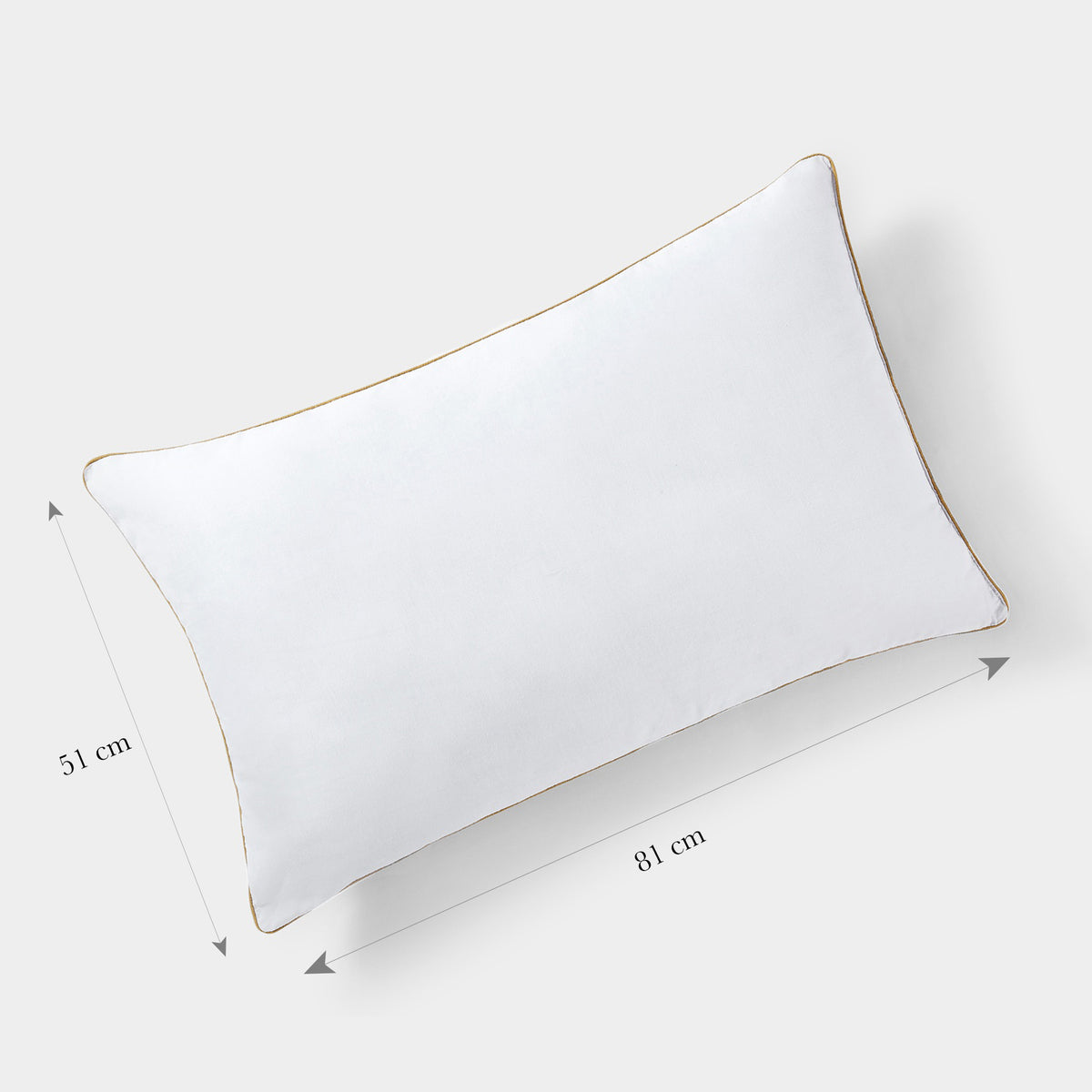 Solid White Microfiber Pillow - Essentials By Spaces
